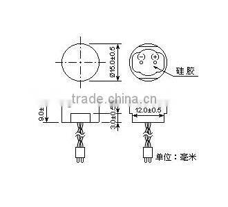 High quality waterproof ultrasonic sensor NU40B15TR-3