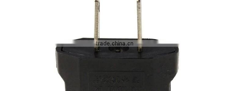 Unique custom printing world Black EU/AU to US AC Power Plug Travel Converter Adapter universal travel adapter china supplier
