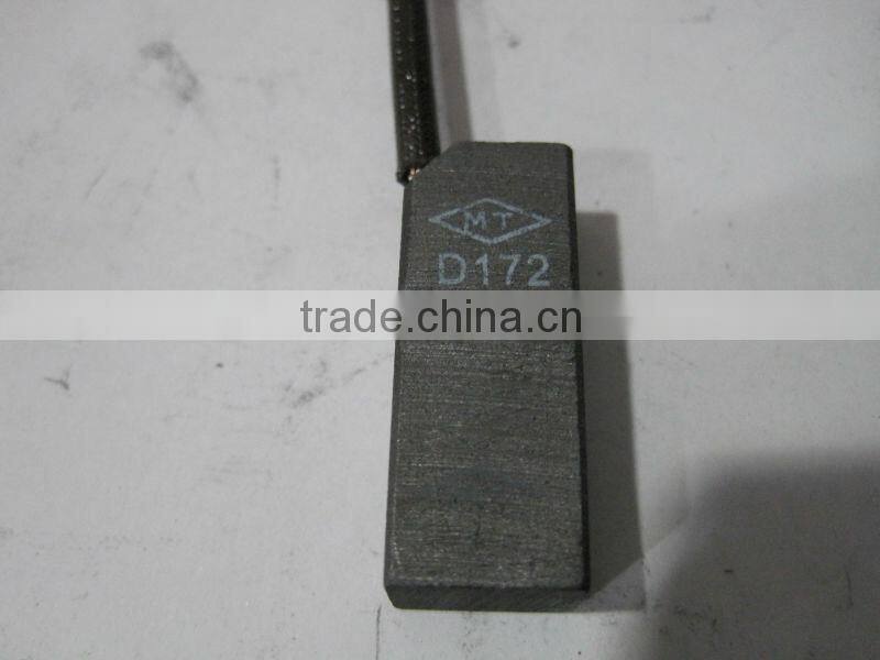 Industrial carbon brushes for dc motors