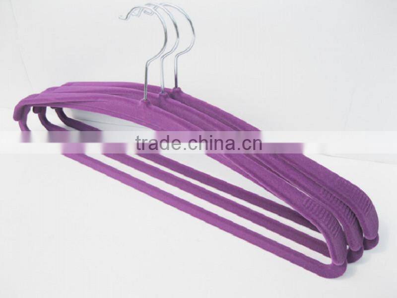 Wholesale New Designed Luxury Non-slip Velvet Hangers