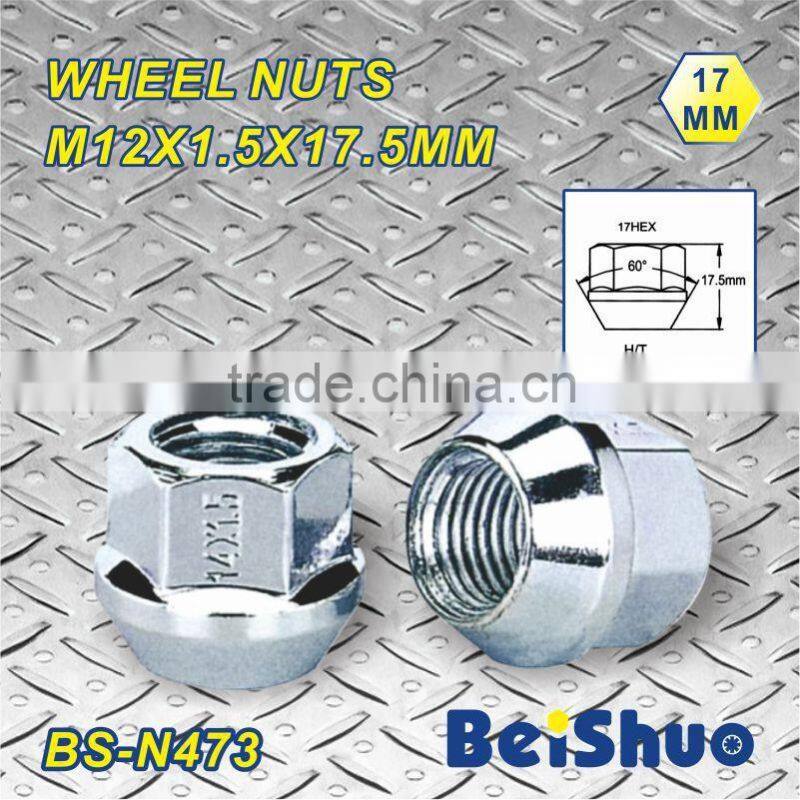 (BS-N473) M12X1.5x17.5MM HEX 17MM wheel nut wheel accessory wheel hub wheel spanner
