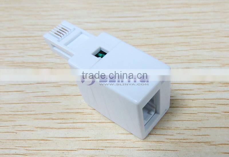 ELECTROVISION UK/US Adaptor RJ11 Plug to BT