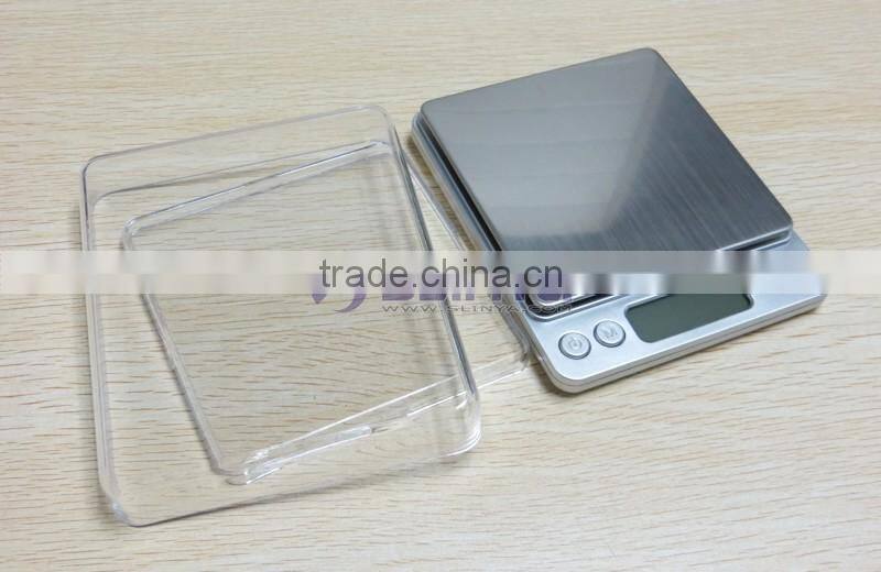 I2000 Model 500g/1000g/2000g Brushed Metal Plate I2000 Jewelry Scale