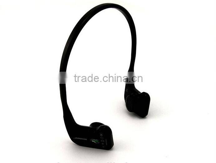 Super Advanced Bone Conduction Bluetooth Headset Mp3 Player with 8GB Memory and 10M Waterproof