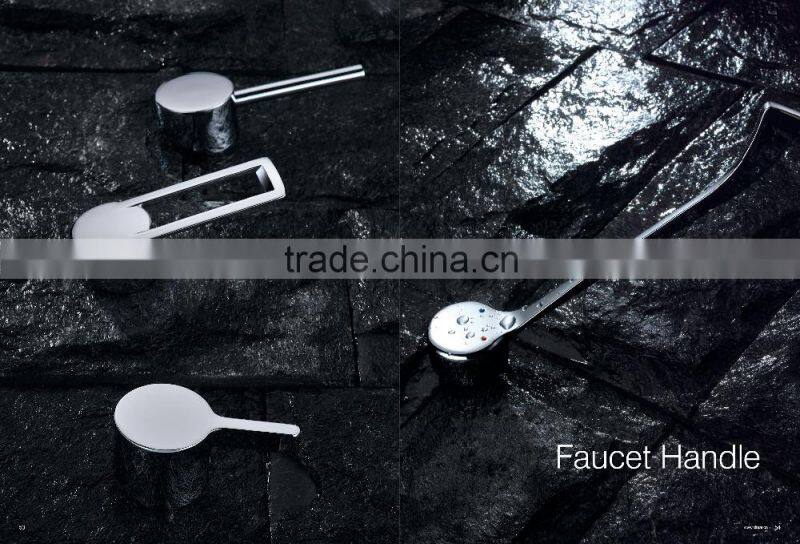 bathroom hardware accessories for zinc alloy shower room basin faucet handle