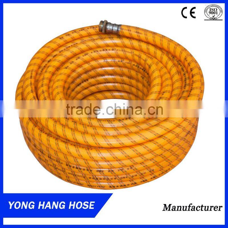 China manufacture PVC flexible pvc suction braided hose pipe