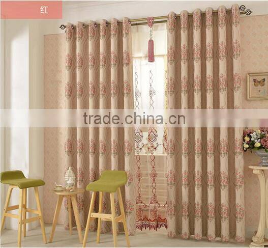 Home design high-grade European style blackout window curtain for the living room from china