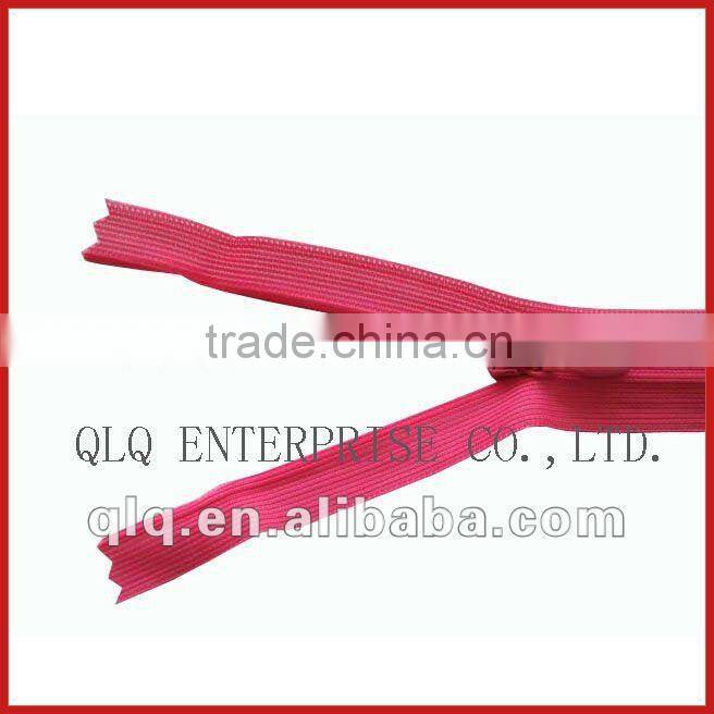 invisible coil Zipper