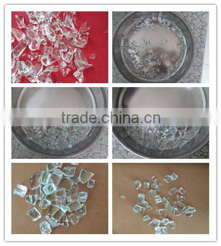 Clear blasting glass sand for blasting machine