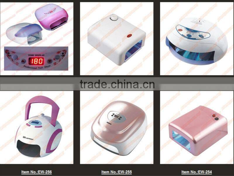 (CE&ROHS)High Quality New, Nail art nail polish glue dry uv lamp 120's,36w818