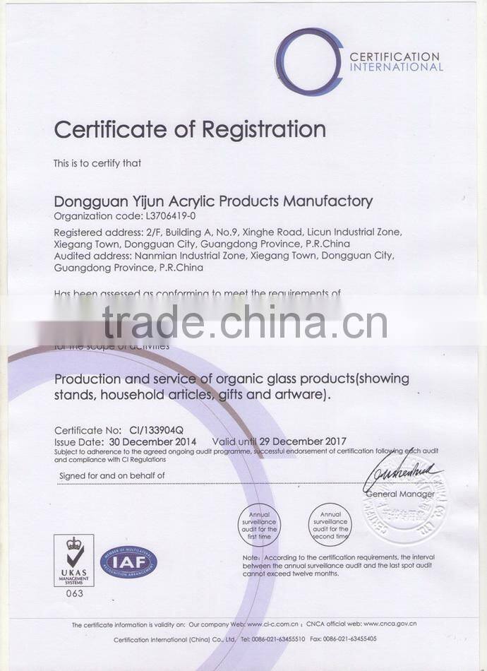 room divider acrylic panel,ISO Factory Product