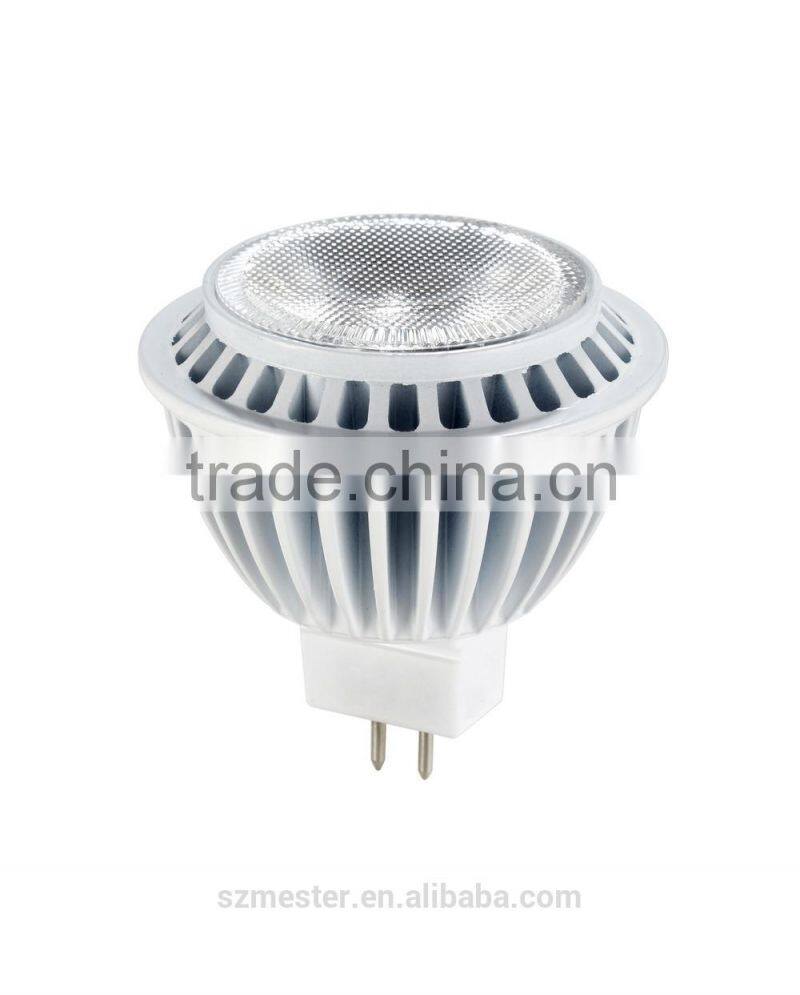 Energy star CRI80 12V Mr16 5w UL GU5.3 COB LED Spotlight