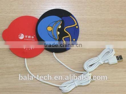 Warm table mat wholesale PU leather desktop heating pad heating writing pad heating table mat