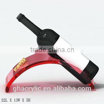 Beautiful and Experienced design acrylic wine display rack,colorful acrylic display rack