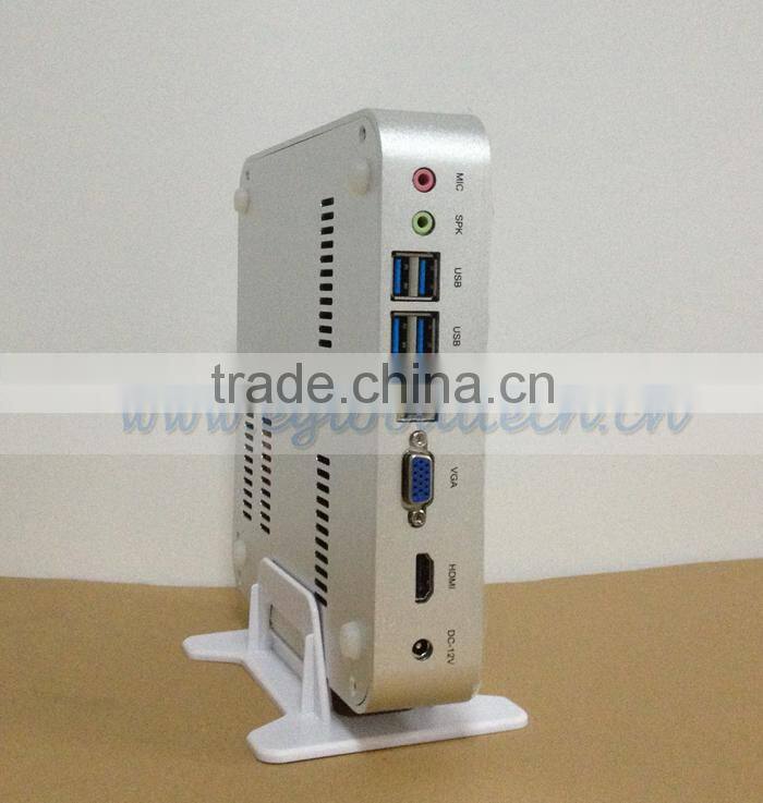 Pre-installed 2G RAM 128GB SSD WIFI 300M Bluetooth 4.0 Win 8 XBMC Mini Fanless PC Intel i5 Core DC 12V Gaming PC 4K HD HTPC