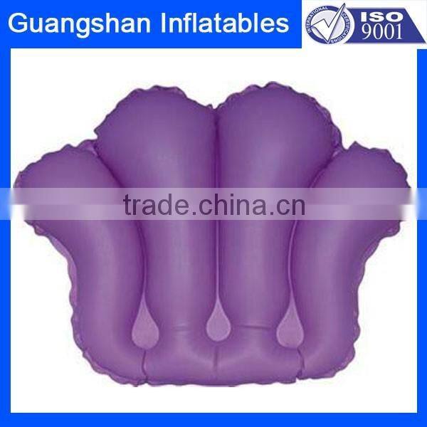 bathroom terry inflatable back spa bath pillow cushion