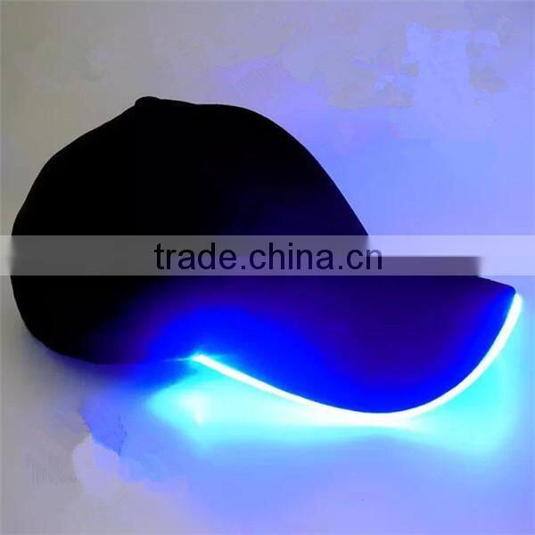 Baseball Customized Logo led light cap wholesale light caps