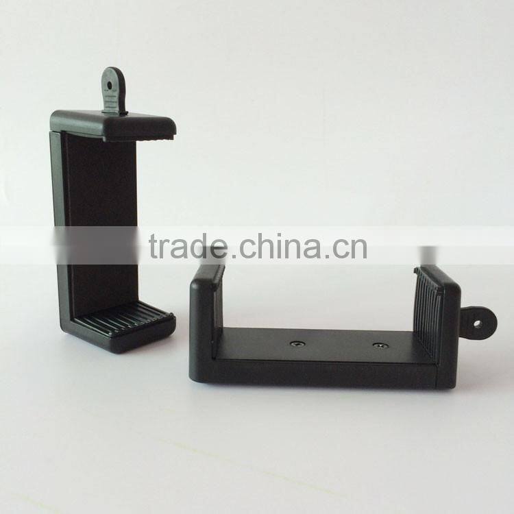 Big Tripod Adapter Cellphone Clip Stand Holder with extendable clip range 77-115mm for big smartphone 5.5inch above