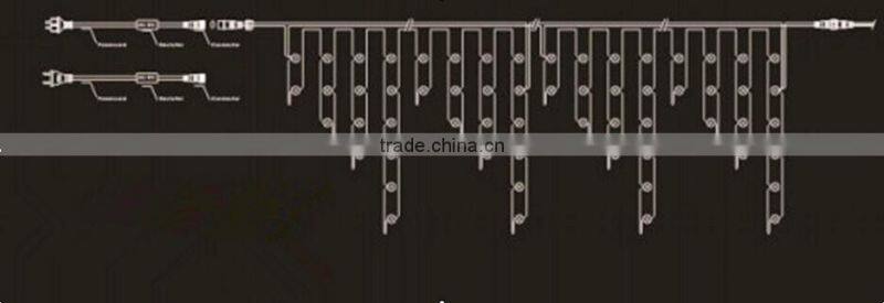 LED icicle Holiday Light , icicle lights for street decoration