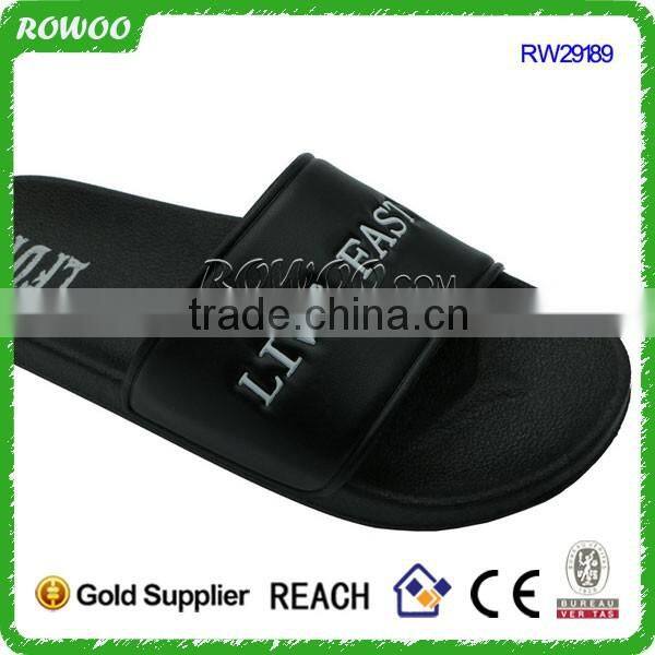 Factory Cheap Big quantity PVC Comfortable Flat Slide Sandals