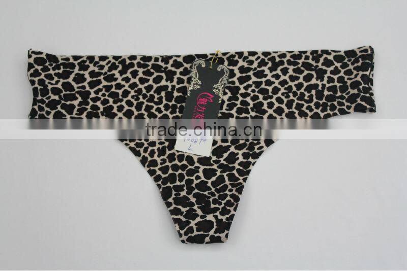 Leopard Print Seamless Sexy Ladies G-string