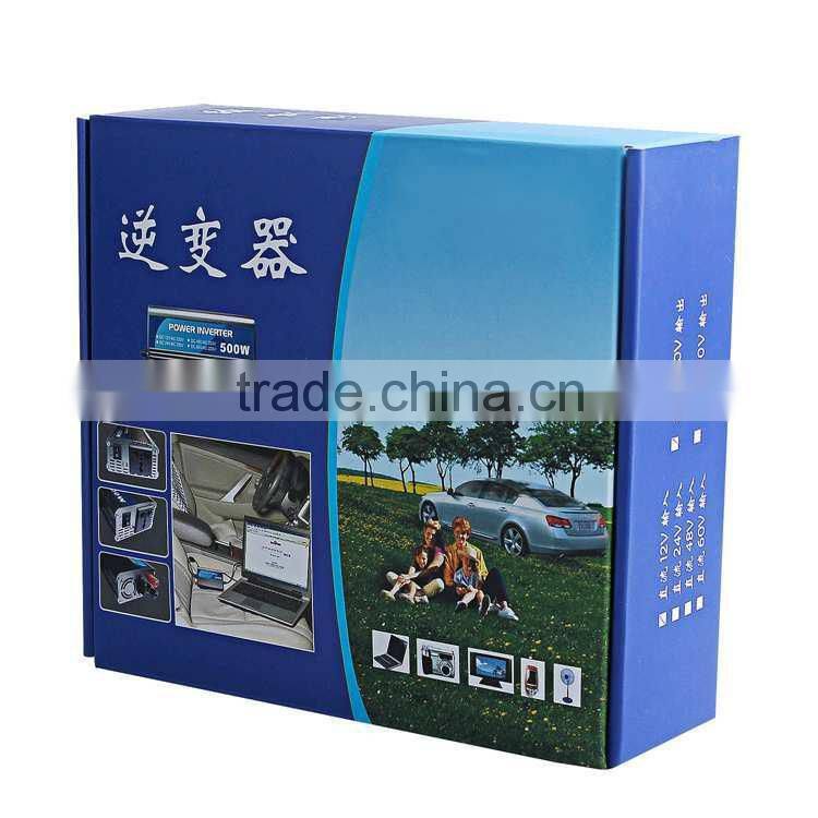 Factory selling 500w Power Inverter 12v dc to 220v ac car inverter, solar inverter