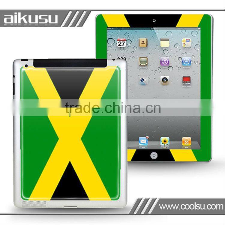 Flag series!! crystal gel sticker for new ipad/ipad4
