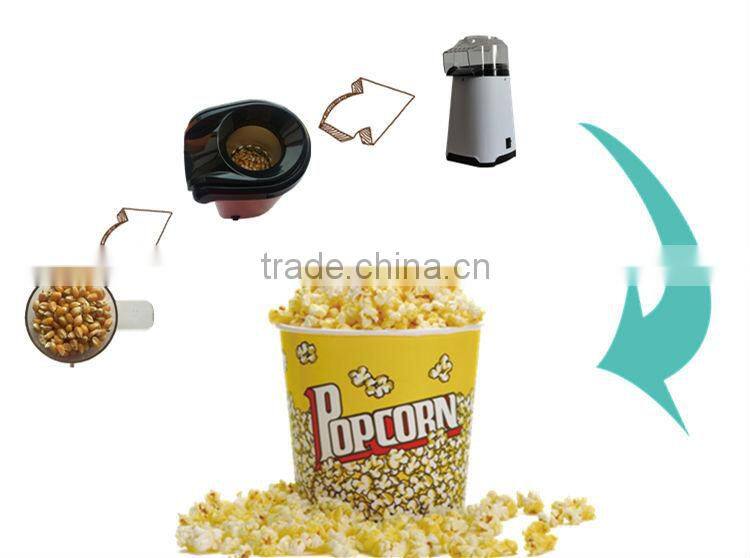 Simple operation of popcorn equipment