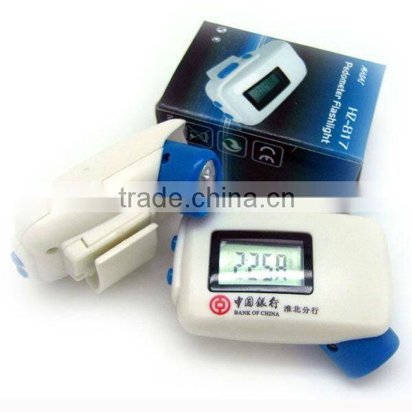 ABS Acrylic usb recharge pedometer PDM-817