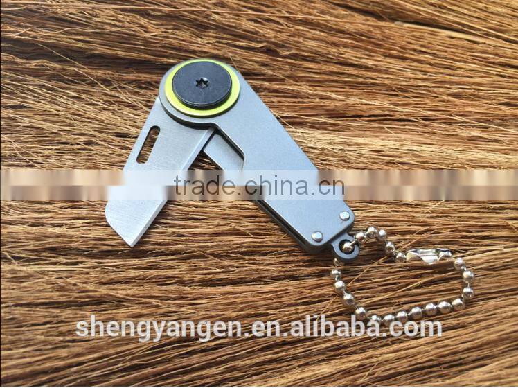 Key Chain Tactical Folding Lock Back Pocket Knife