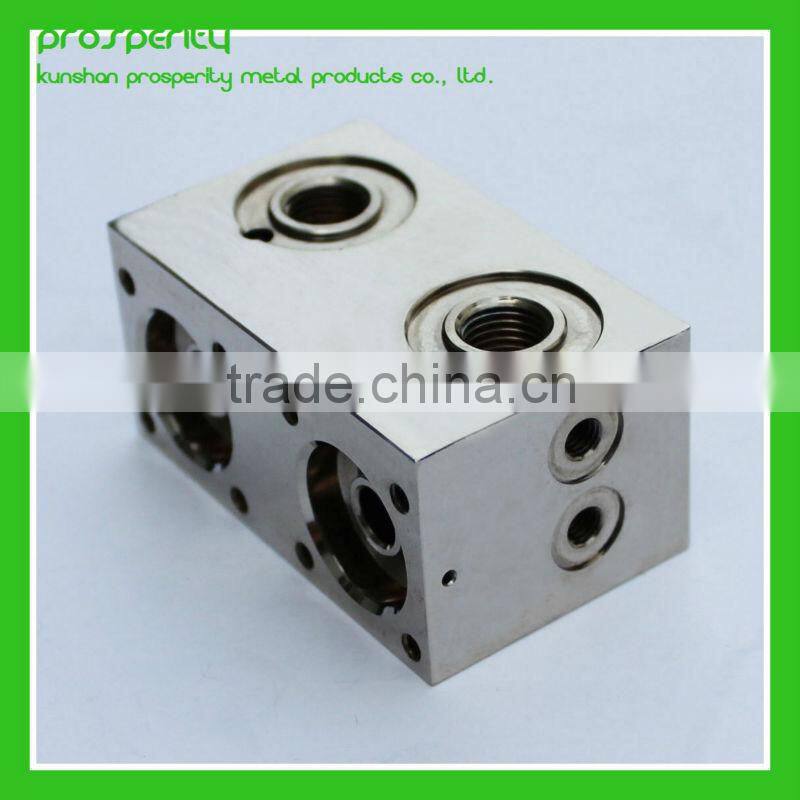 shanghai high quality nickel plated brass valve block