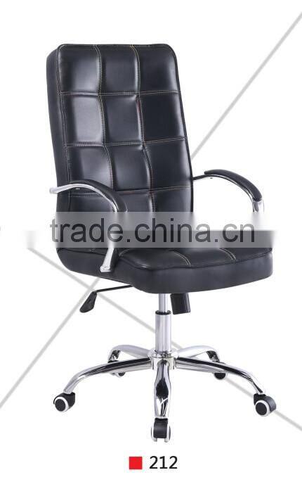 Modern Ergonomic Classic Leather Office Chair With Footrest