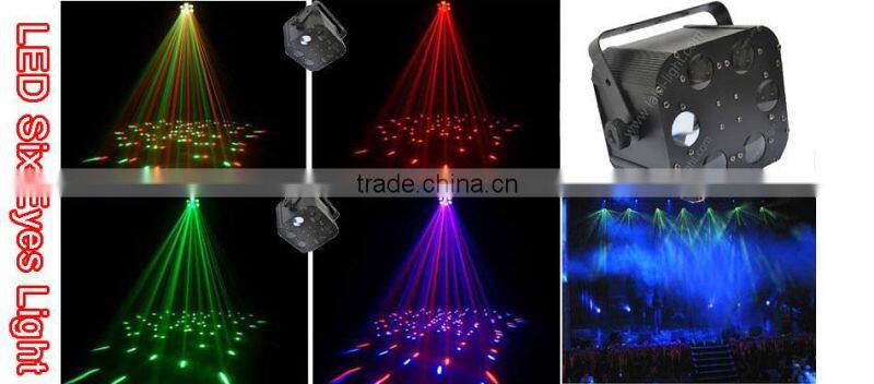 Laisi LED Six Eyes Light stage effect light 3x3W Six Eyes Disco light