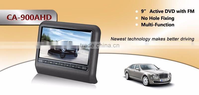 High quality classical good price pioneer headrest car dvd player for bmw e46