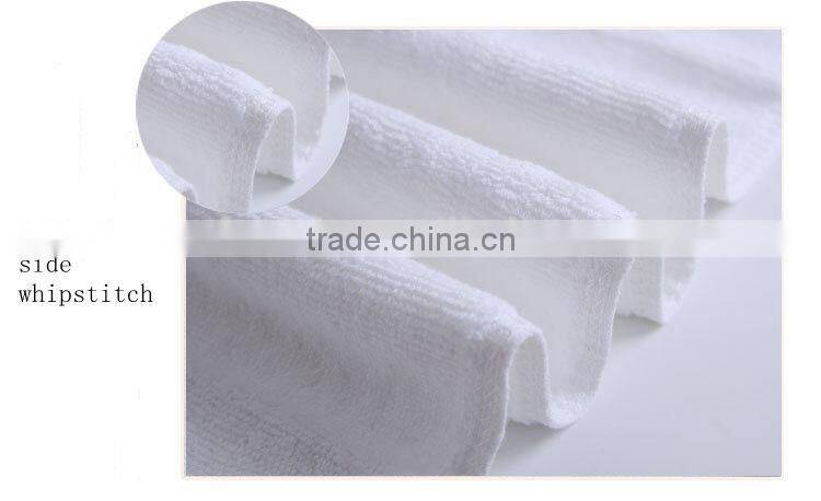 2016 luxury cotton terry white hotel hand towels for hotel use
