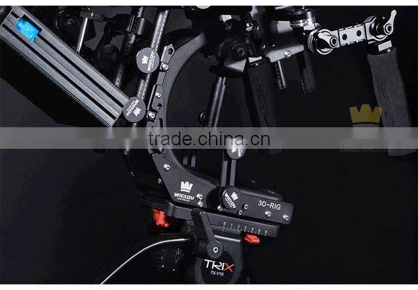 WIELDY 3D camera equipment , Shoulder MINI 3D Rig