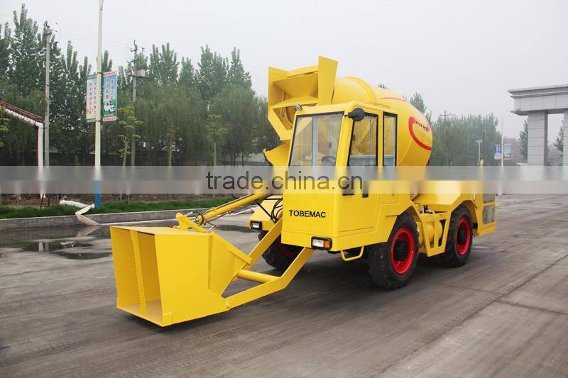 TOBEMAC 2016 Concrete mixer truck with loader