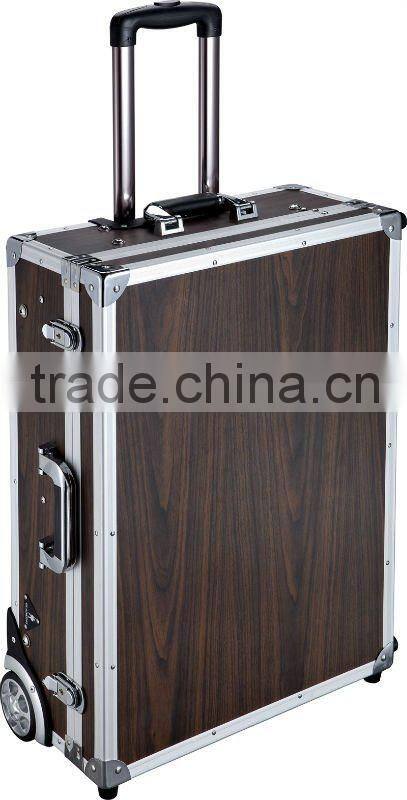 Aluminum makeup case with legs with mirror CE Approval (FY9616)