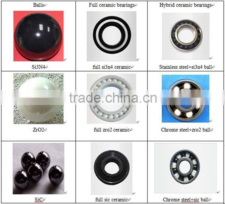 5 balls hybrid si3n4 ceramic bearing 608 for ice skates
