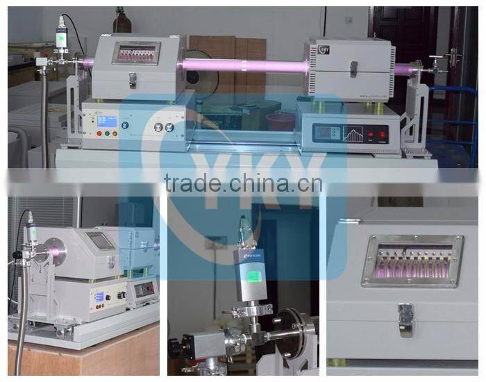 Automatic Sliding CVD graphene growth RTP tube furnace for nanomaterial preparation film deposition machine