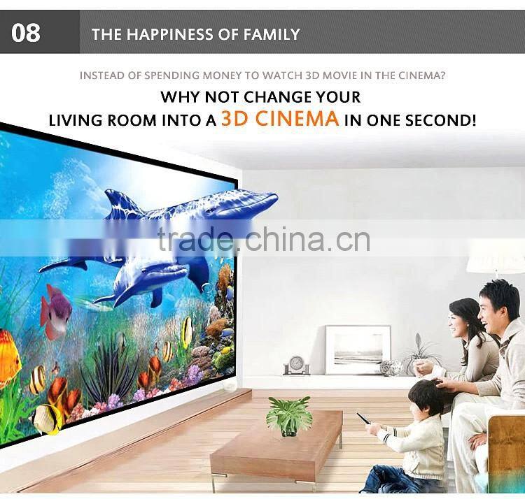 2015 New arrival video projector full hd 3d led projector support 1080P for Home Use Eaducation Meeting Tablet
