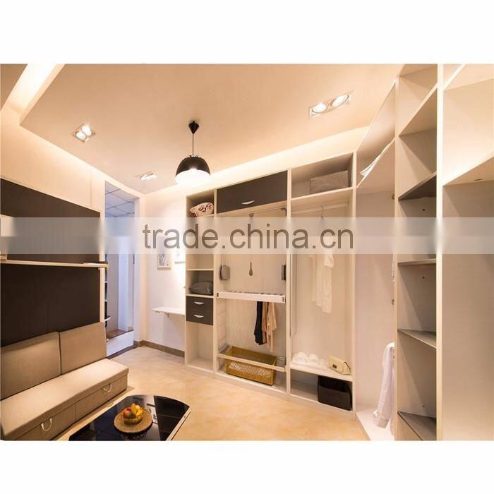 Folding Furnitur Queen Size Day Sofa Wall Bed With Drawer