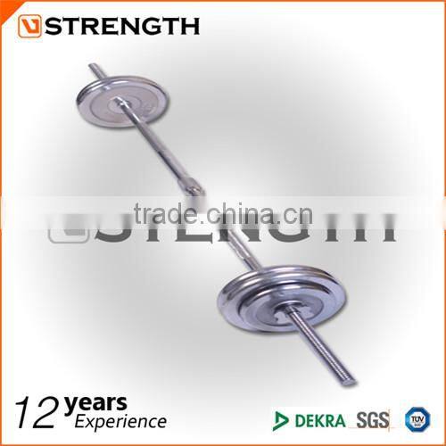 50KGS CAST IRON/CHROME DUMBBELL SET