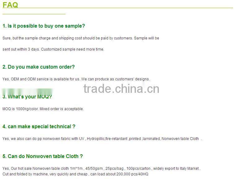 China factory Large 100% PP Non Woven Fabric Roll/spunbond nonwoven Manufacturer/pp non-woven cloth
