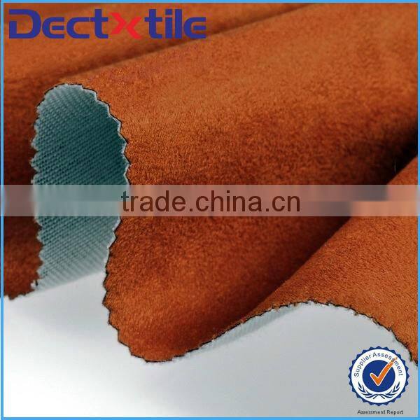 2015 Newest upholstery fabric polyester suede microfiber fabric