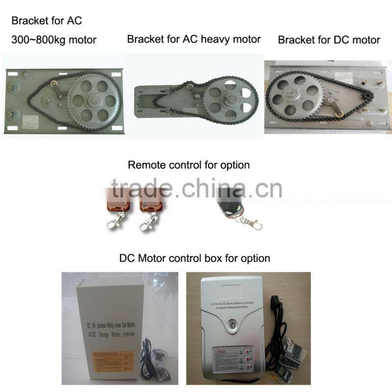 FUCHANG Chain Drive 24V DC Roller Shutter Door Operator