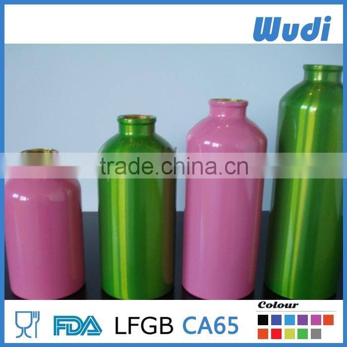 Silkscreen logo printing aluminium bottle easy carry AB50