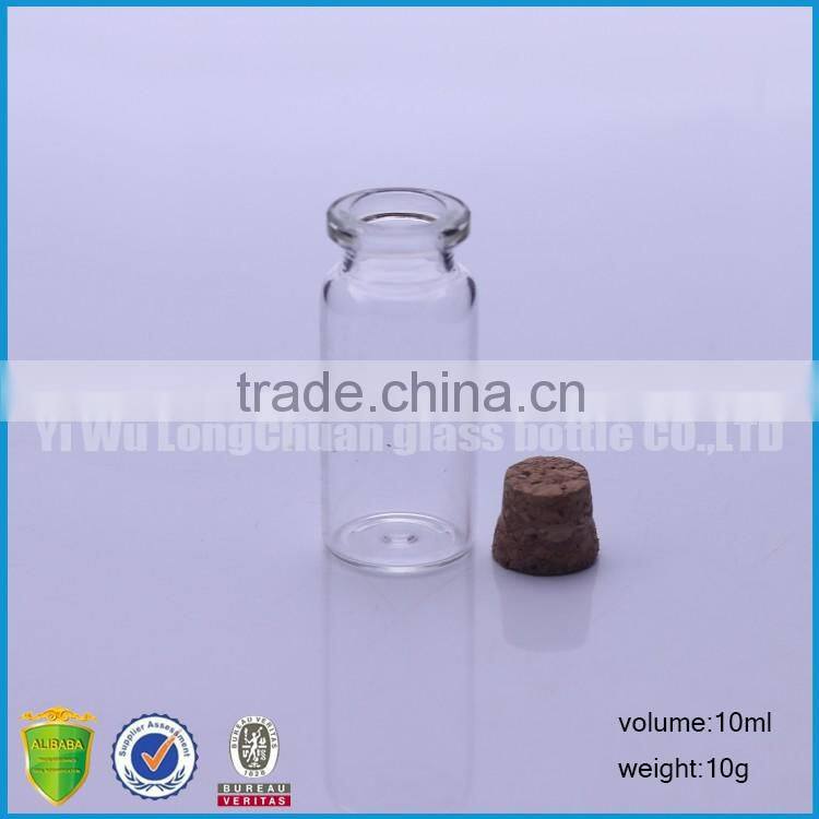 mini glass drift bottles with cork 10ml