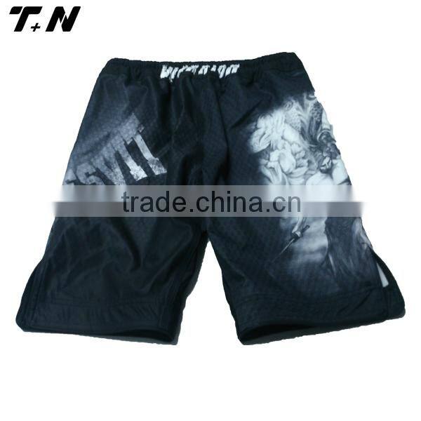 top quality four-way strech custom mma short 2015