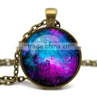 Popular Ying-Yang dragon and tiger fighting DIY glass dome necklace photo glass jewelry handmade jewelry Comic DIY Jewelry
